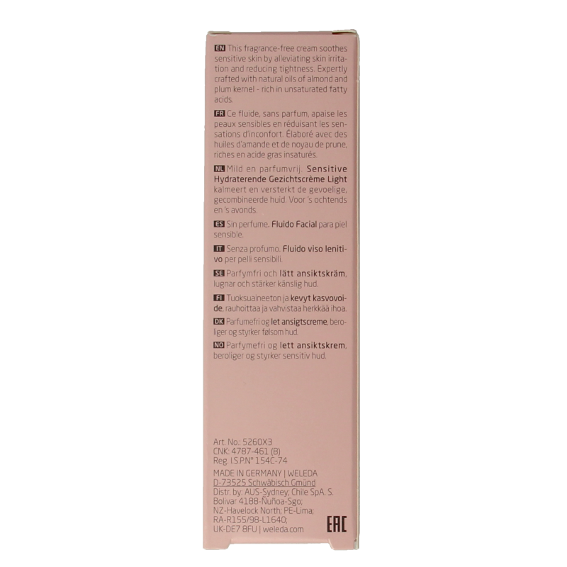 Weleda Gezichtscreme sensitive hydraterend light - Afbeelding 4