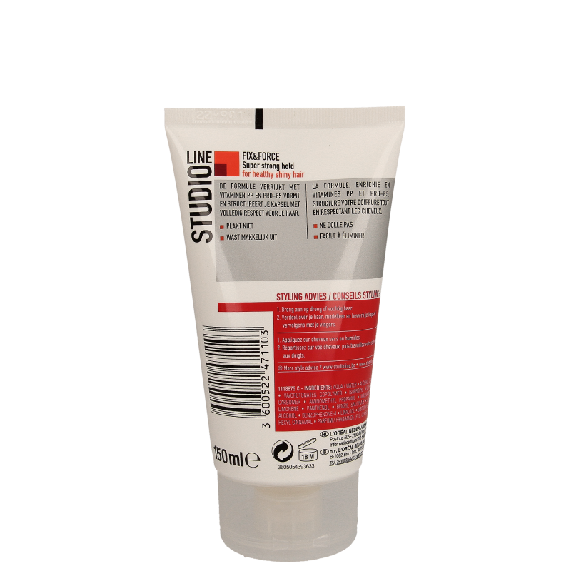 Studio Line Studio line fix & force multi vitamins gel - Afbeelding 2