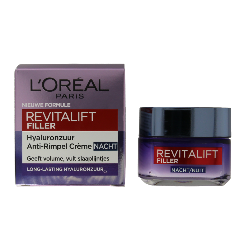 L'Oreal Paris Revitalift filler nachtcreme - Afbeelding 2