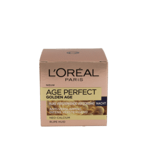 L'Oreal Paris Age perfect gold age nachtcreme pioenroos