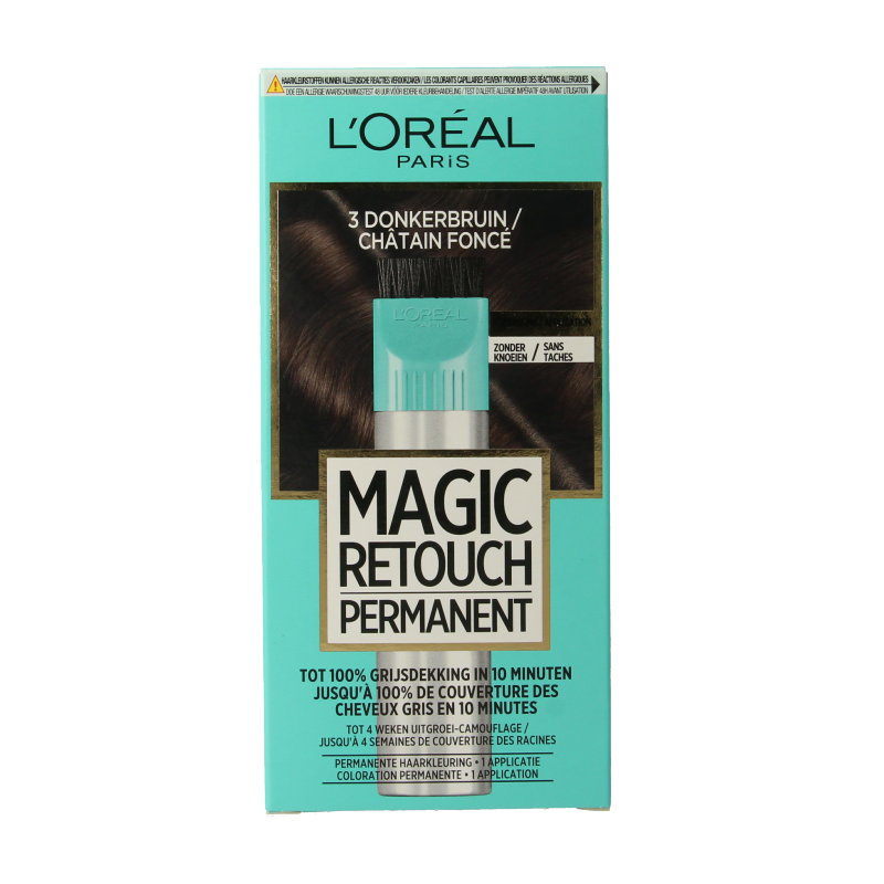 Magic Retouch Permanente haarkleuring nr 3 donkerbruin