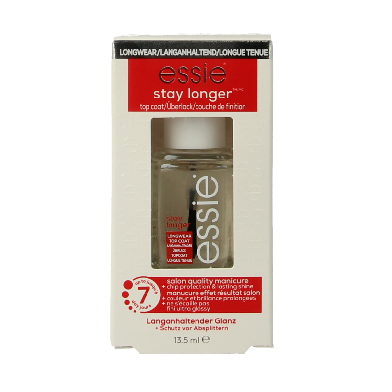 Essie Care top coat stay longer