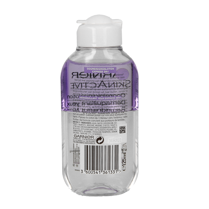 Garnier Skin naturals express oogreinigingslotion 2-in-1 - Afbeelding 2
