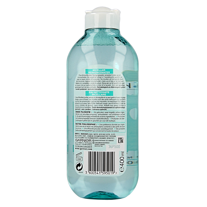 Garnier SkinActive pure active micellair reinigingswater - Afbeelding 2