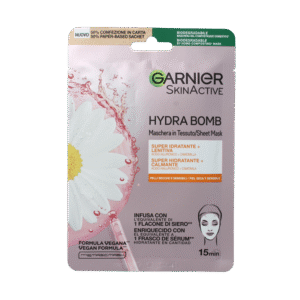 Garnier Skin act tissue masker kamille& hyaluronzuur