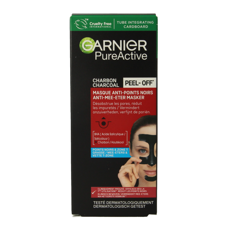 Garnier Pure active peel-off masker charcoal