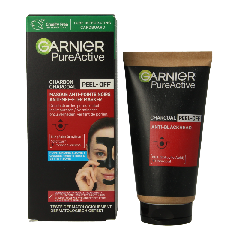 Garnier Pure active peel-off masker charcoal - Afbeelding 2