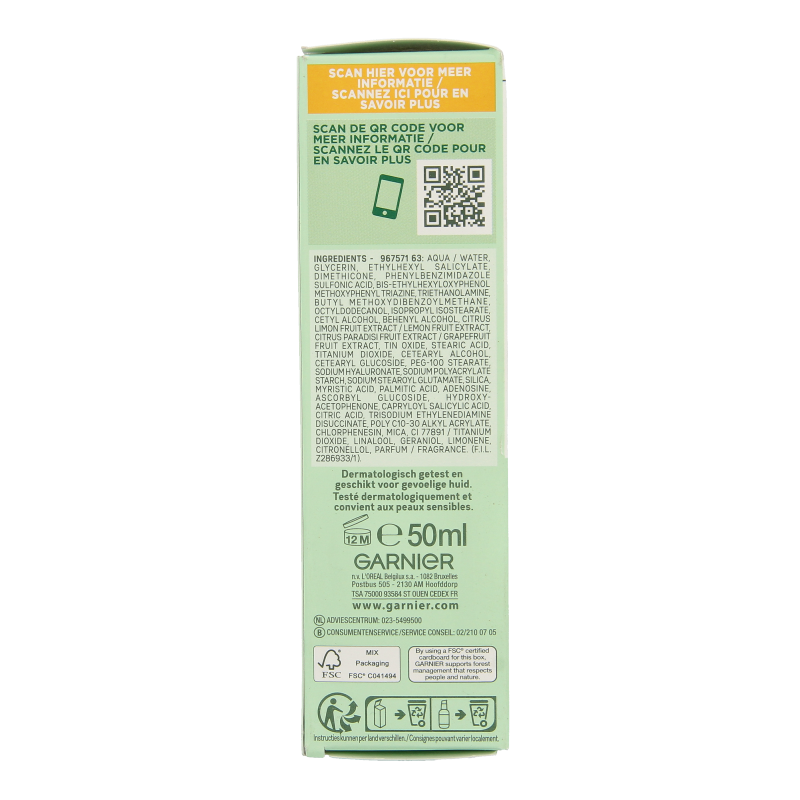 Garnier SkinActive vitamine C serum cream SPF25 - Afbeelding 2