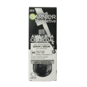 Garnier PureActive AHA + BHA charcoal serum