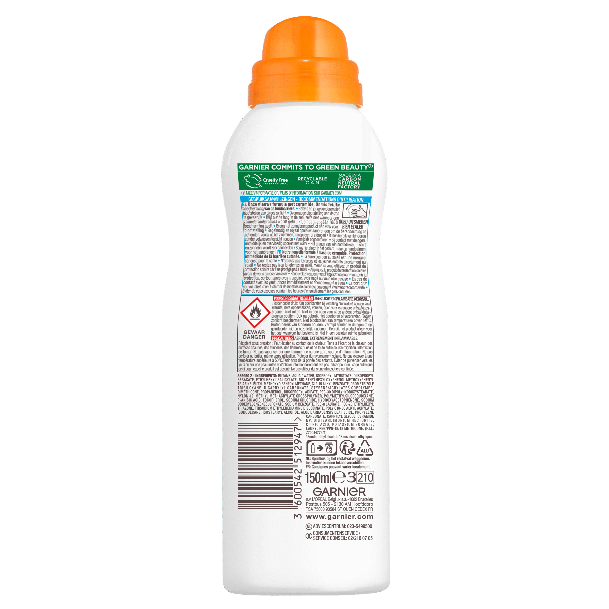 Ambre Solaire Kids spray anti zand SPF50+ - Afbeelding 2