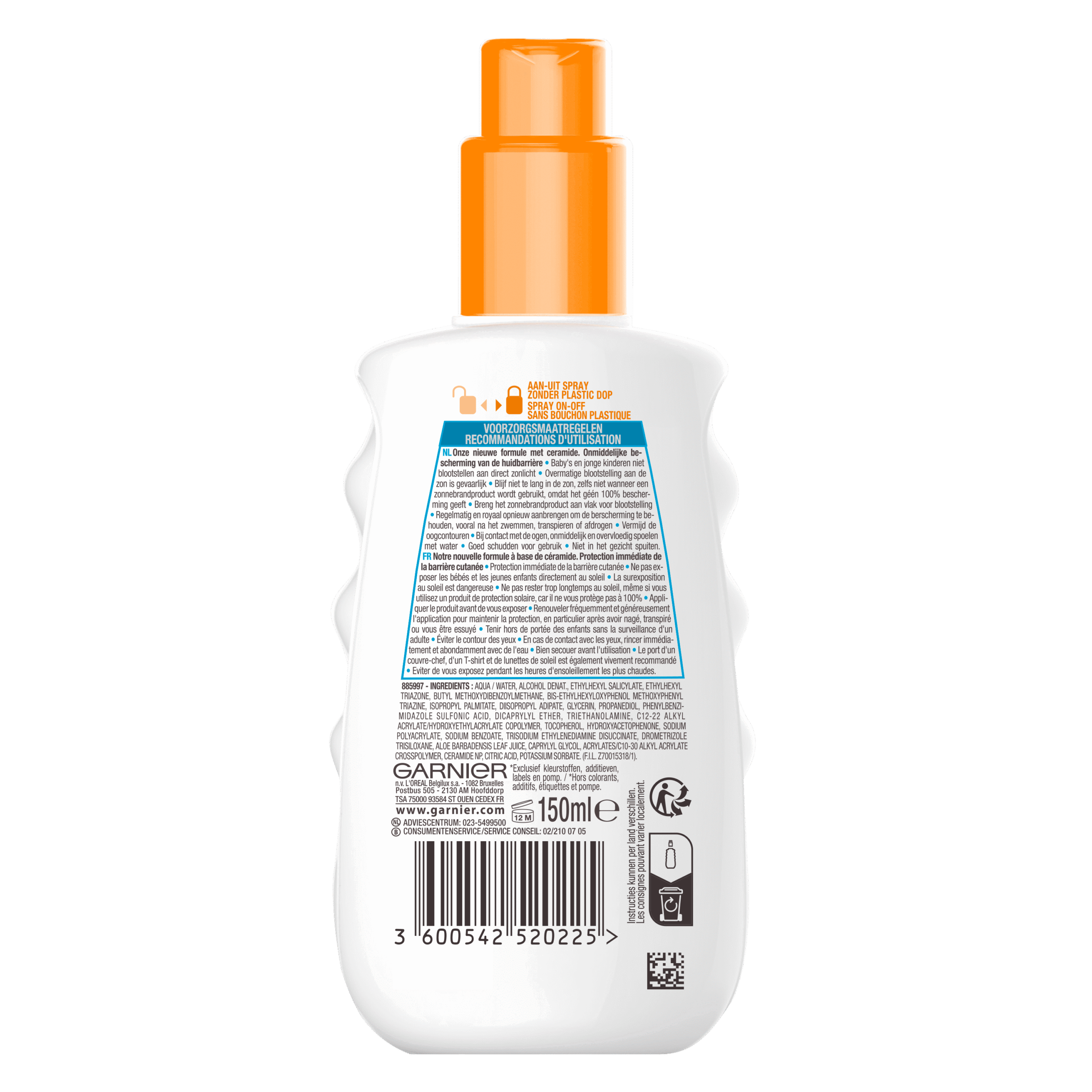 Ambre Solaire Kids spray SPF50+ - Afbeelding 2