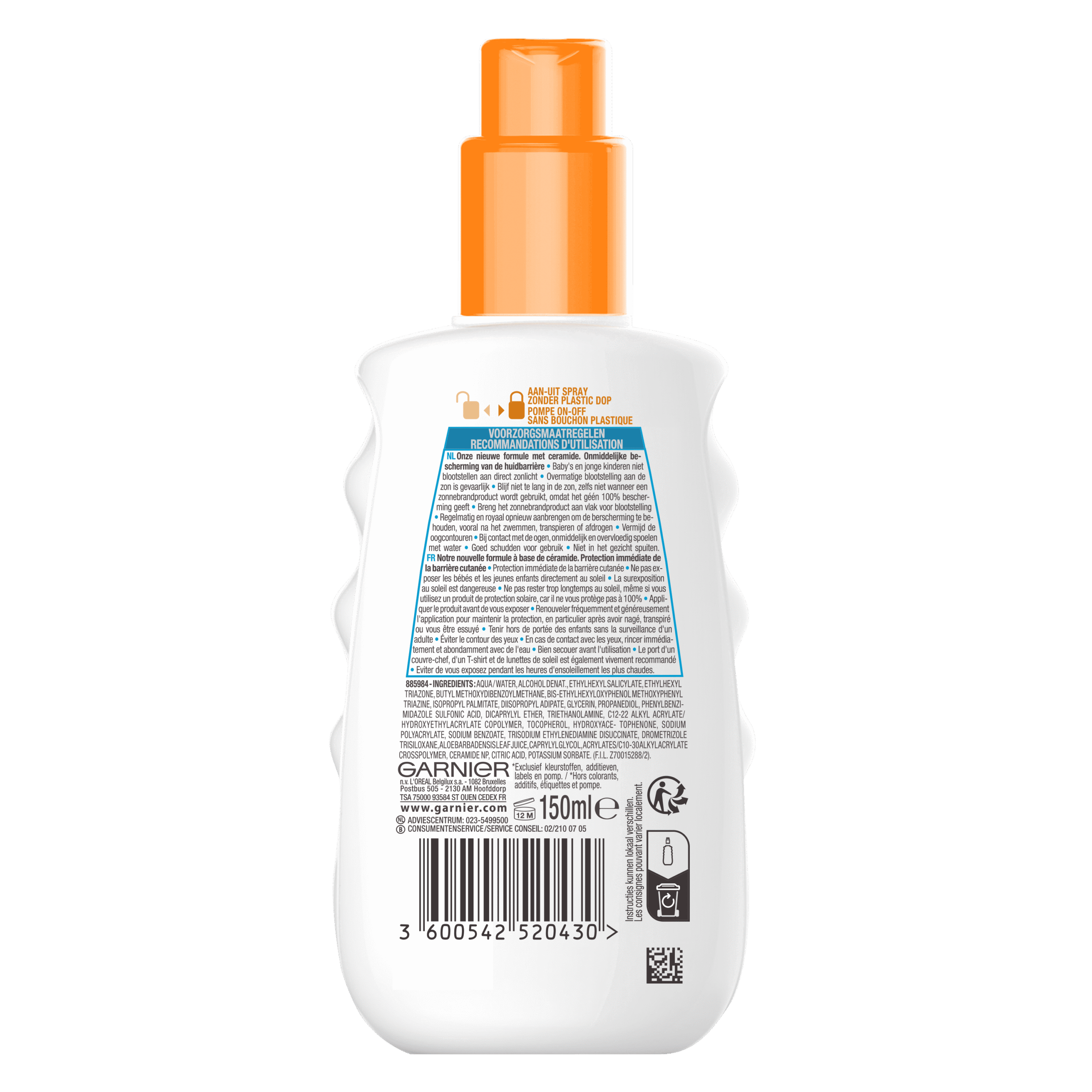 Ambre Solaire Sensitive spray SPF50+ - Afbeelding 2