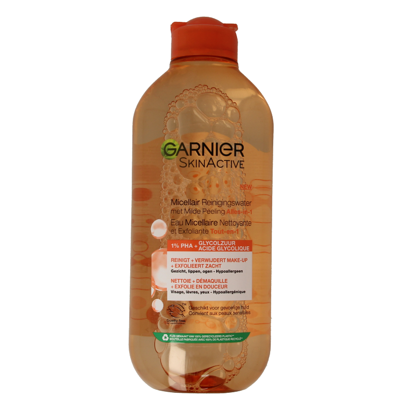 Garnier SkinActive micellair reinigingswater milde peeling