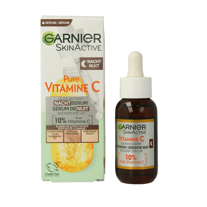 Garnier SkinActive nachtserum vitamine C hyaluronzuur - Afbeelding 2