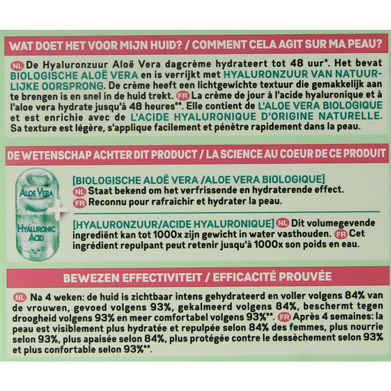 Garnier SkinActive dagcreme hyaluronzuur aloe vera - Afbeelding 5