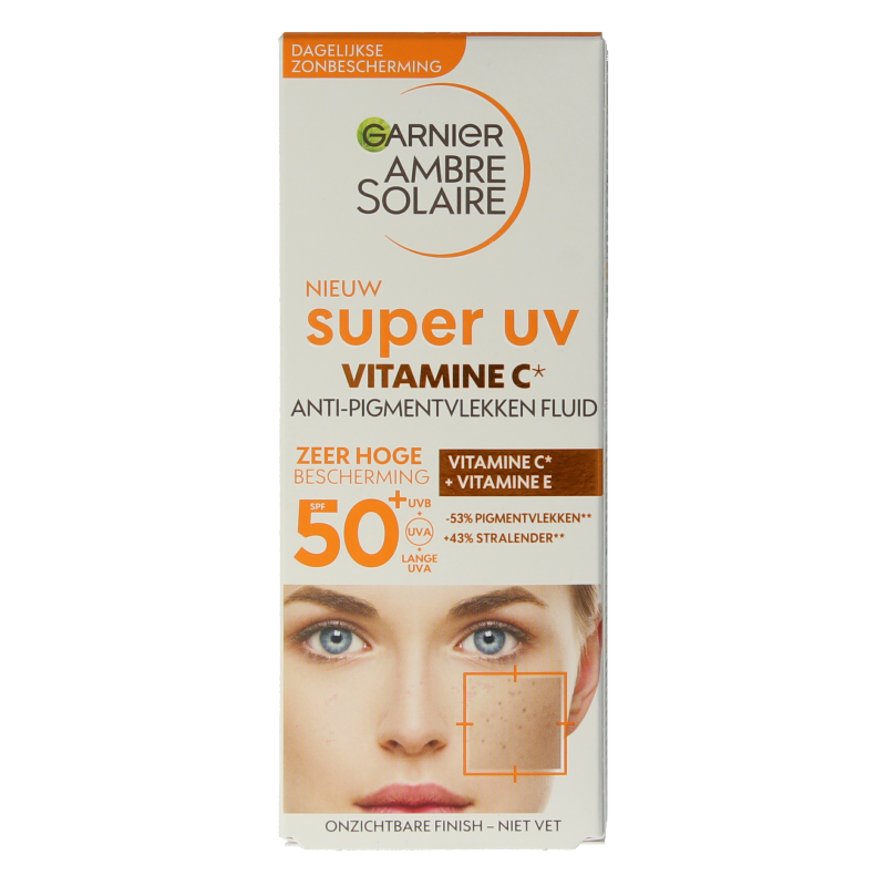 Ambre Solaire Fluid vitamine C super UV SPF50+