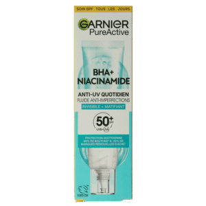 Garnier PureActive BHA+ niacinamide UV fluid SPF50+