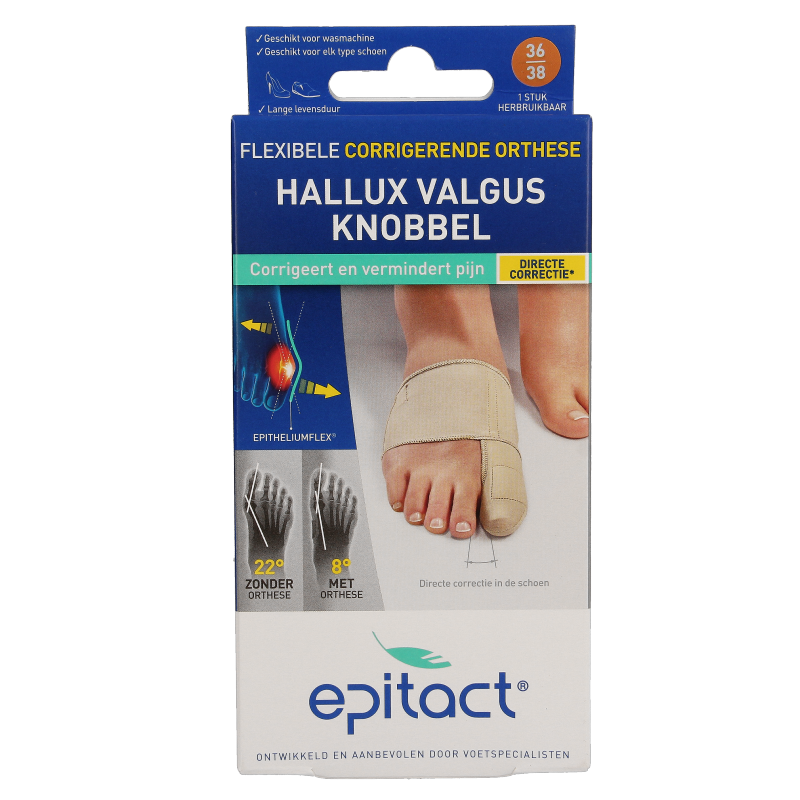 Epitact Hallux valgus corrigerende orthese maat 36/38