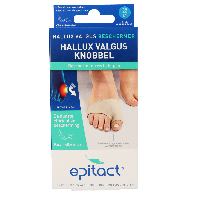 Epitact Hallux valgus knobbel beschermer maat 39/41