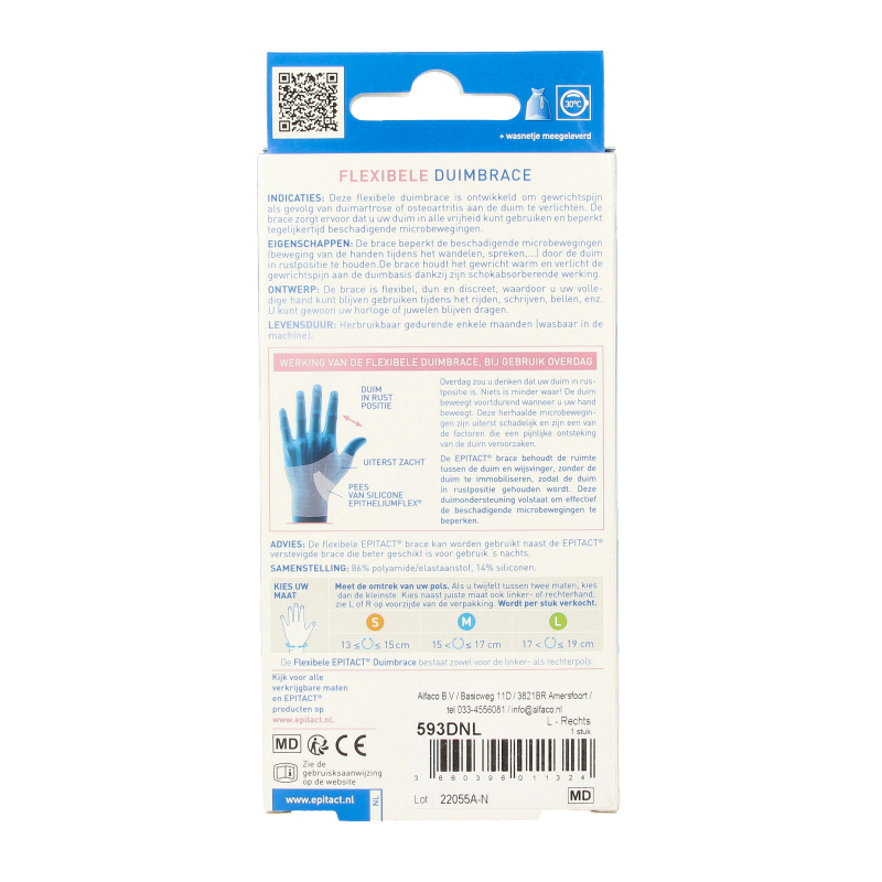Epitact Duim orthese dag rechts maat L - Afbeelding 3