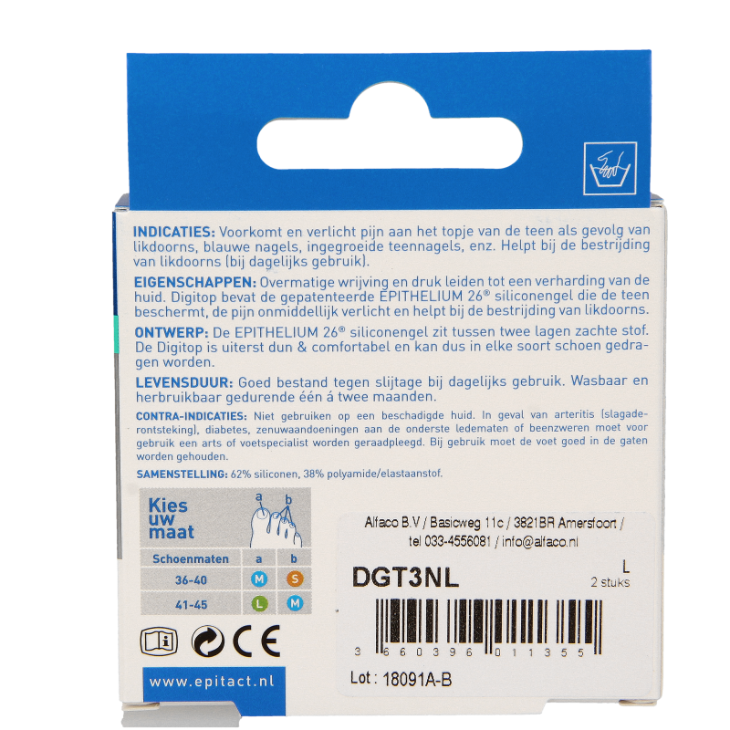 Epitact Digitop nagels en likdoorns L - Afbeelding 2