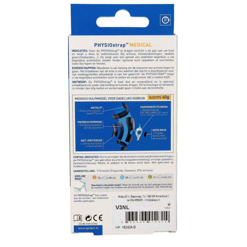 Epitact Knie medical maat M 38-41 - Afbeelding 2