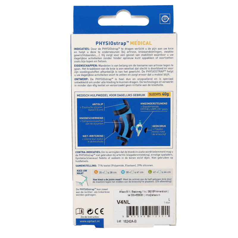 Epitact Knie medical maat L 41-44cm - Afbeelding 2