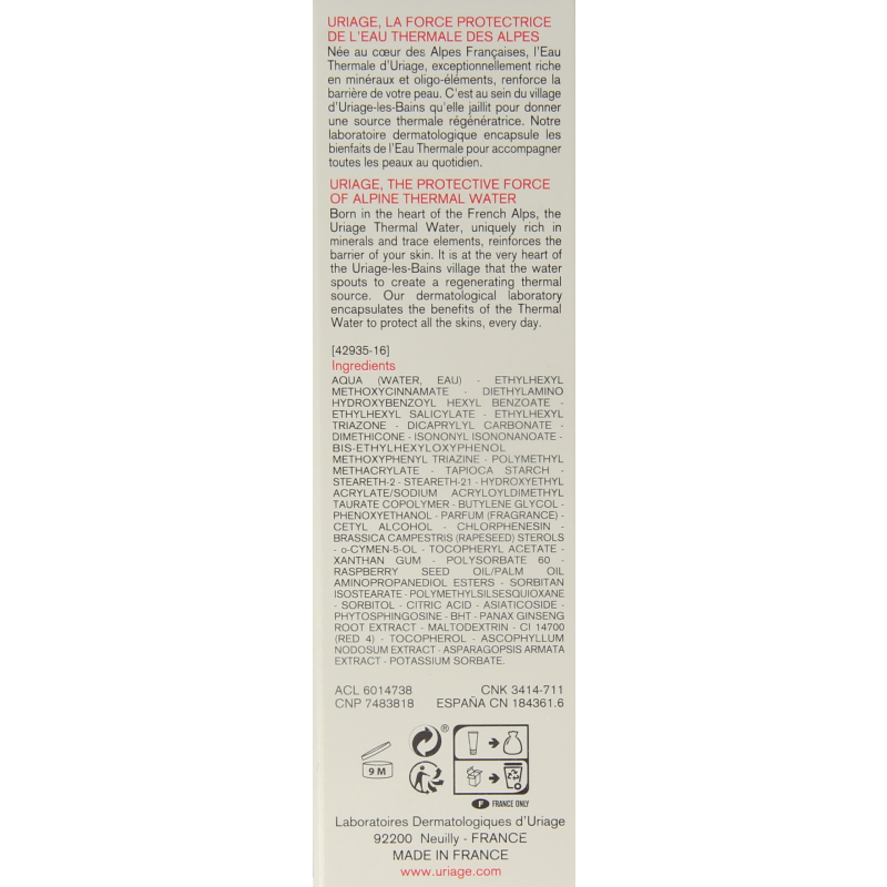 Uriage Roseliane hydraterende & bescherrmende creme SPF30 - Afbeelding 3