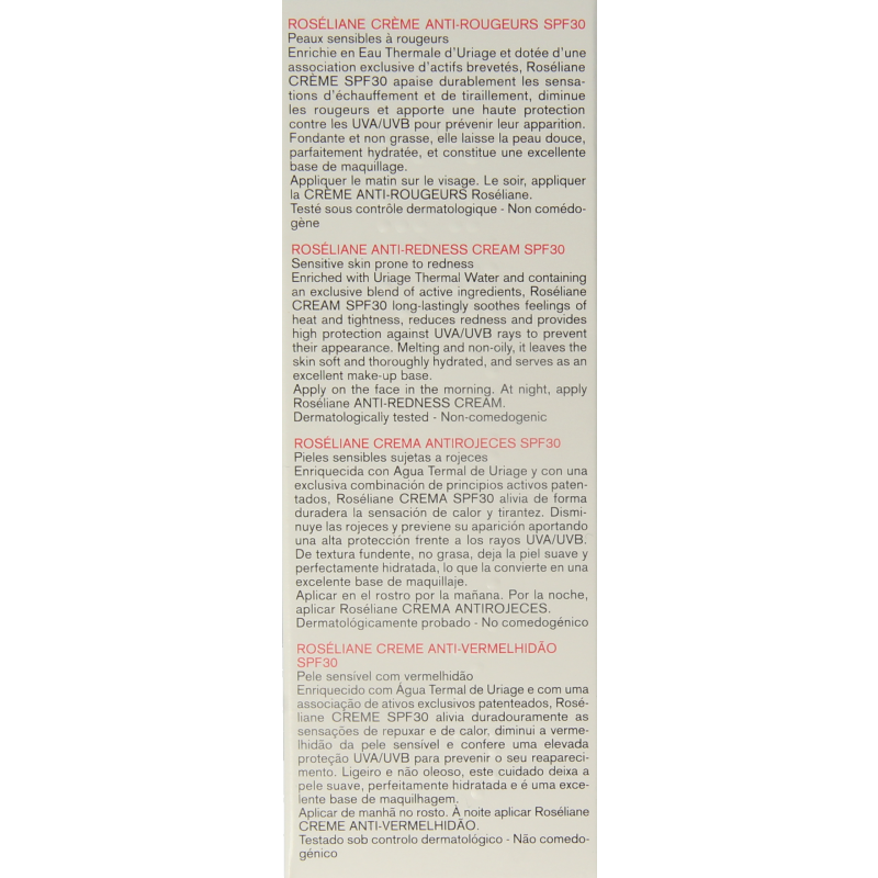 Uriage Roseliane hydraterende & bescherrmende creme SPF30 - Afbeelding 5