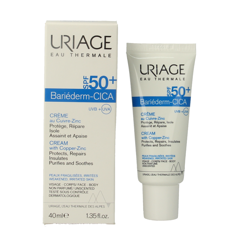 Uriage Bariederm cica creme SPF50 - Afbeelding 2