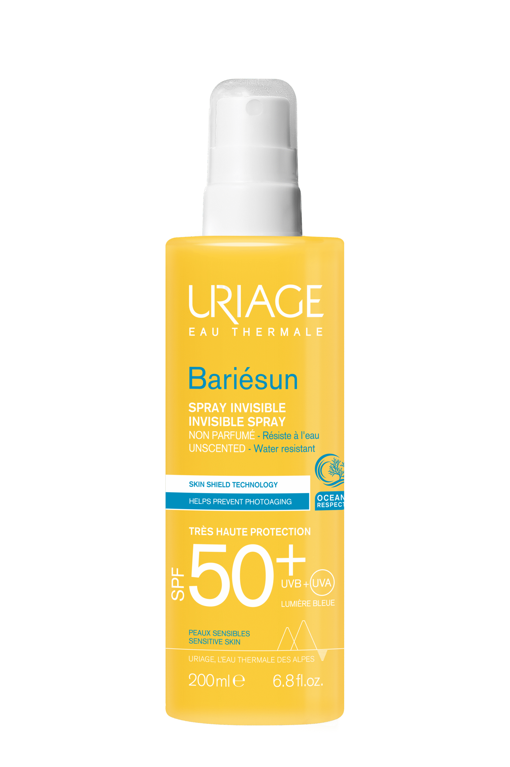 Uriage Sun spray ongeparfumeerd SPF50+