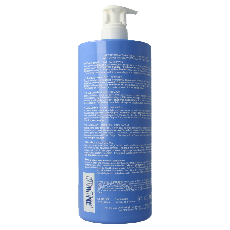 Uriage Bebe 1ere creme lavante - Afbeelding 3