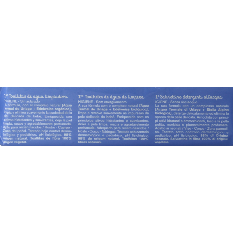Uriage Bebe 1ere eau lingettes nettoyantes - Afbeelding 2