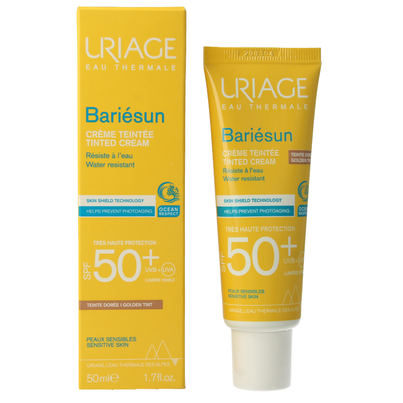 Uriage Sun getinte creme medium SPF50+ - Afbeelding 2