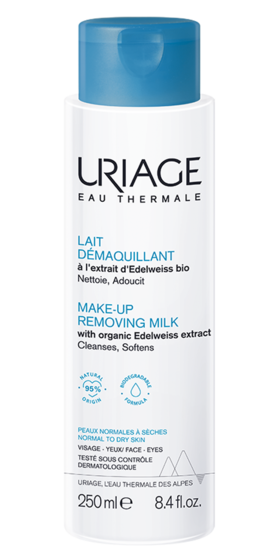 Uriage Thermaal water make-up verwijder melk