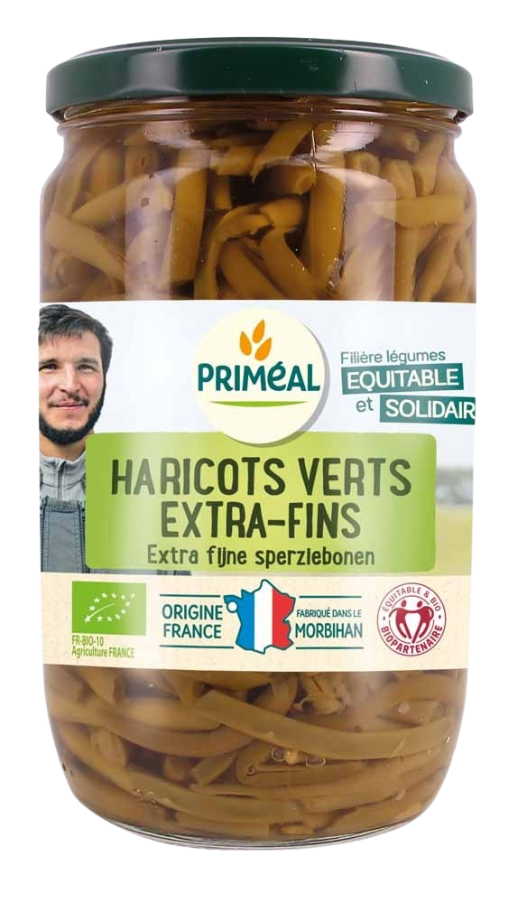Primeal Haricots verts sperziebonen extra fijn bio