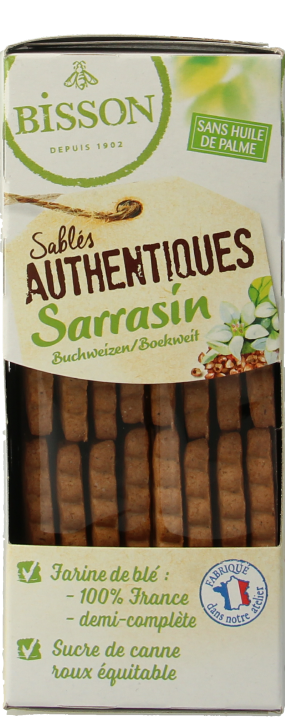 Bisson Zandkoekjes boekweit authentiek bio
