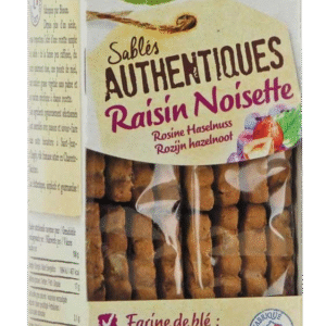 Bisson Authentieke zandkoekjes met hazelnoot/rozijnen bio