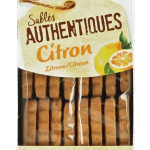 Bisson Authentieke zandkoekjes met citroen bio