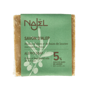 Najel Aleppo Aleppo olijf zeep 5% laurier