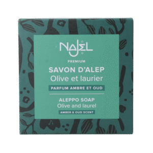 Najel Aleppo Aleppo zeep amber oud aroma aan koord