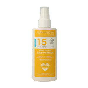 Alphanova Sun Sun bio spray SPF15 vegan