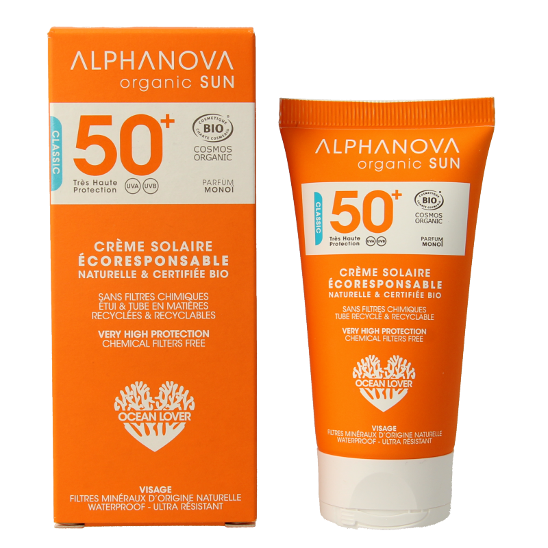 Alphanova Sun Sunscreen face SPF50+ bio - Afbeelding 2