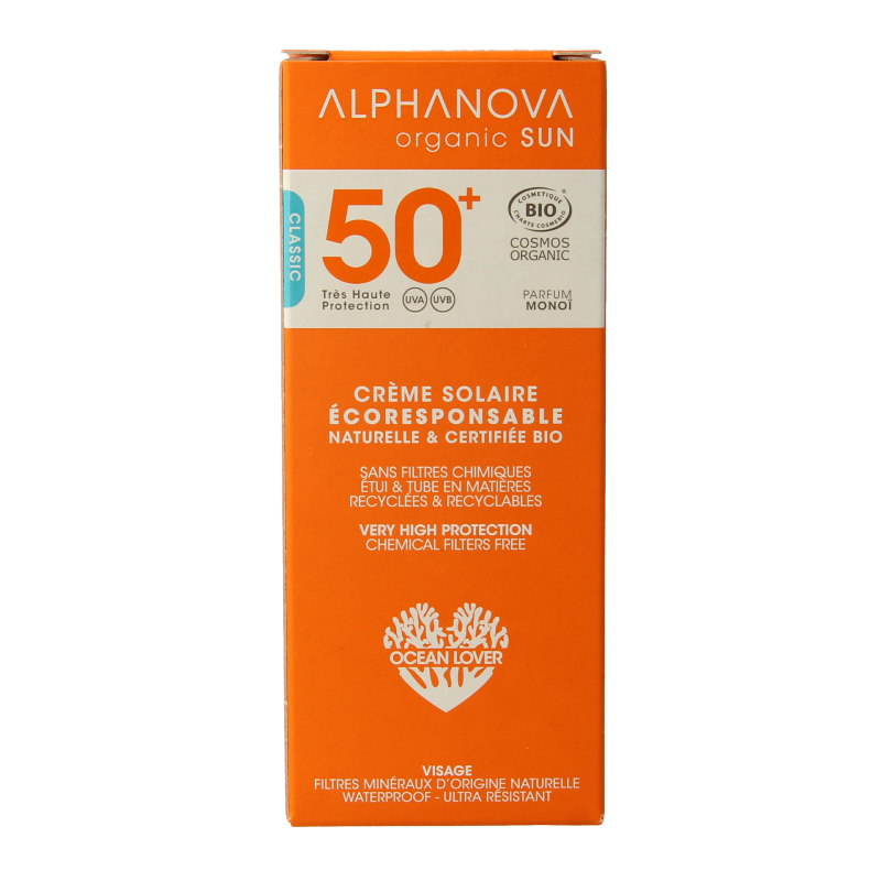Alphanova Sun Sunscreen face SPF50+ bio - Afbeelding 4
