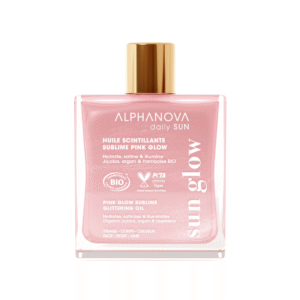 Alphanova Sun Sublime glitter oil pink glow bio