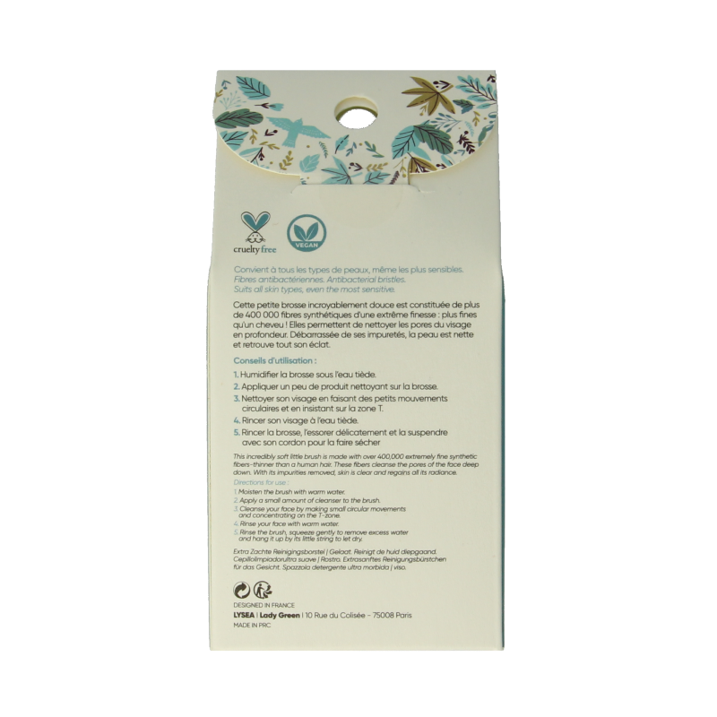 Lady Green Ultra soft cleansing brush for face - Afbeelding 4