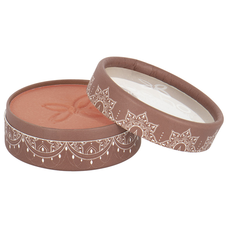 Boho green makeup Blush bois de rose 01