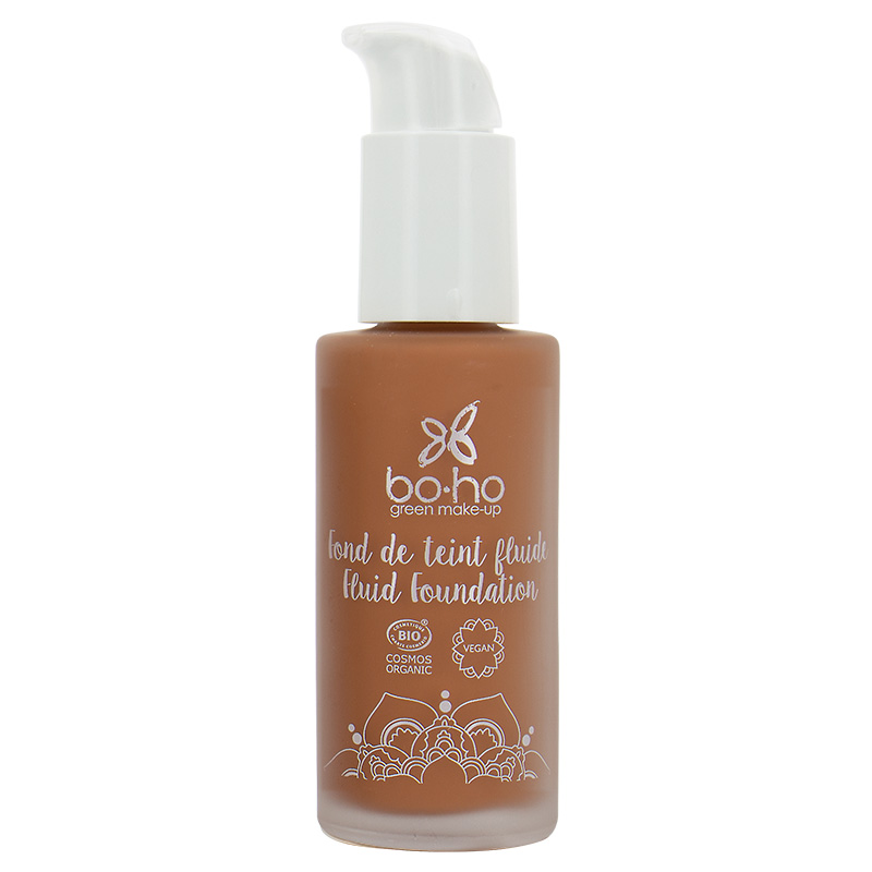 Boho green makeup Liquid foundation 07 caramel brun