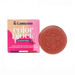 Lamazuna Shampoo bar color-treated hair color block