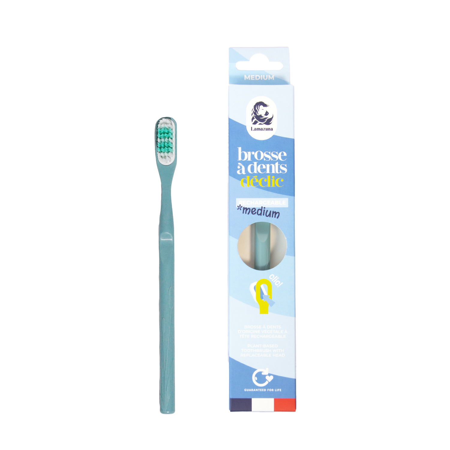 Lamazuna Toothbrush medium storm blue